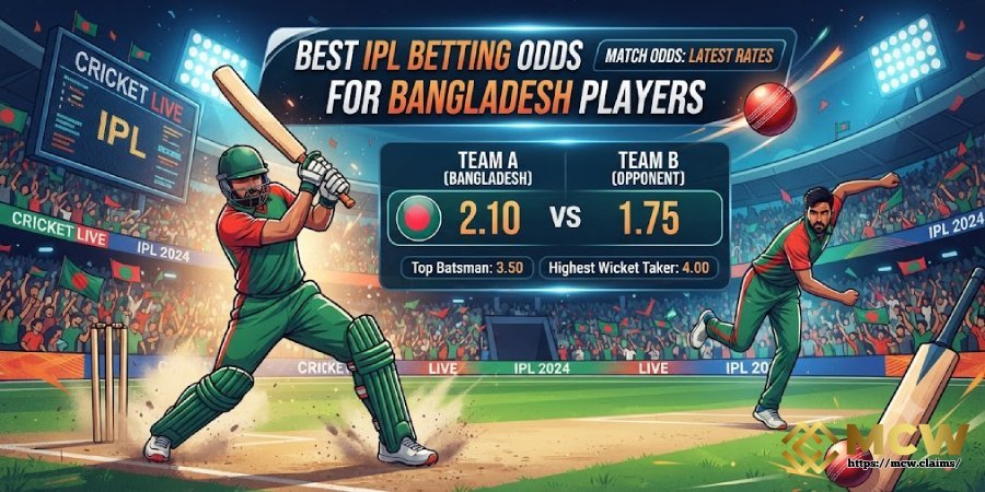 Best IPL Betting Odds for Bangladesh Players at MCW