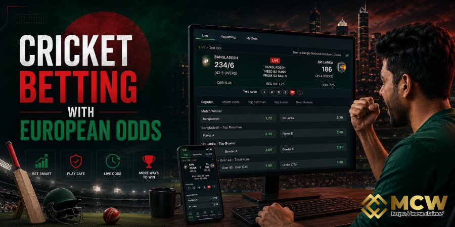Cricket Betting with European Odds