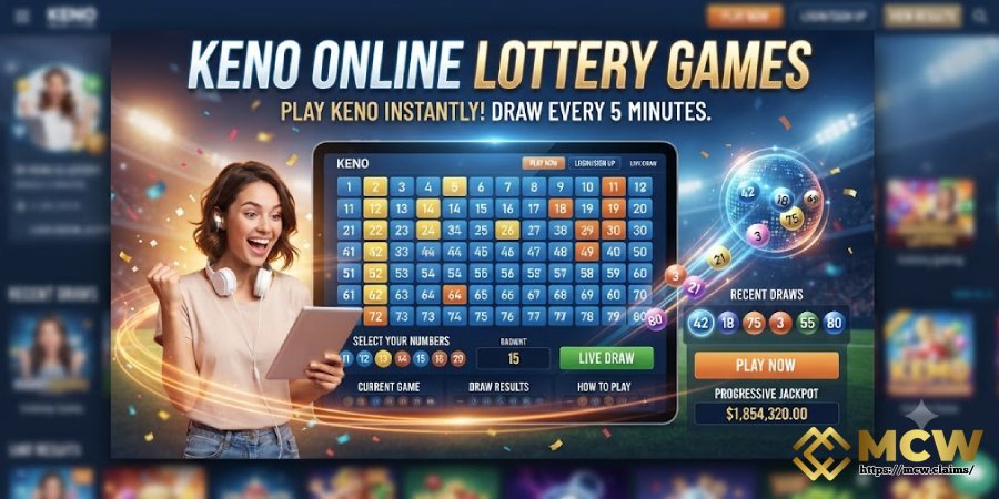 Keno Online Lottery Games