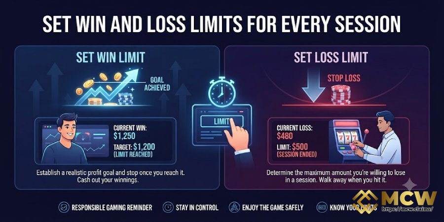 Set Win and Loss Limits for Every Session