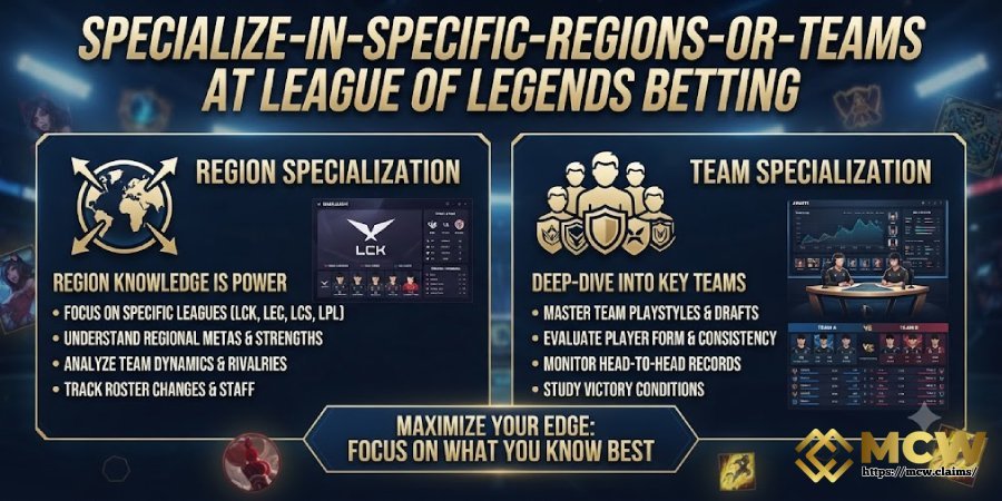 Specialize in Specific Regions or Teams