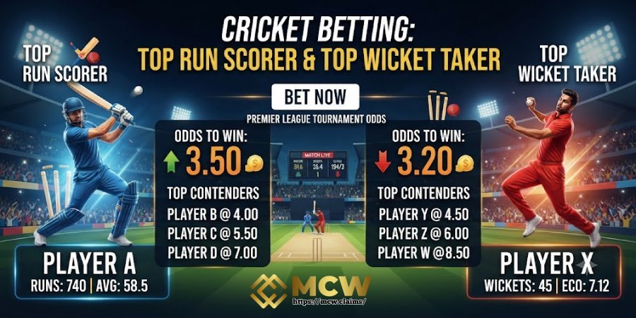 Top Run Scorer and Top Wicket Taker Betting