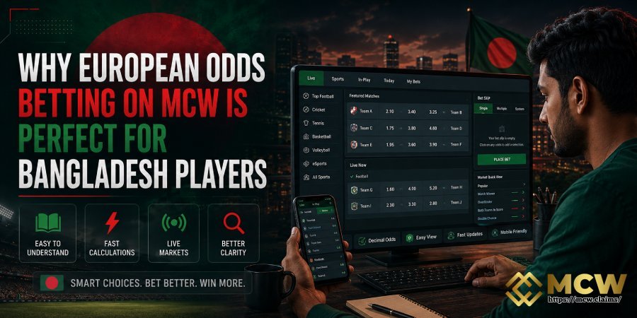 Why European Odds Betting on MCW Is Perfect for Bangladesh Players
